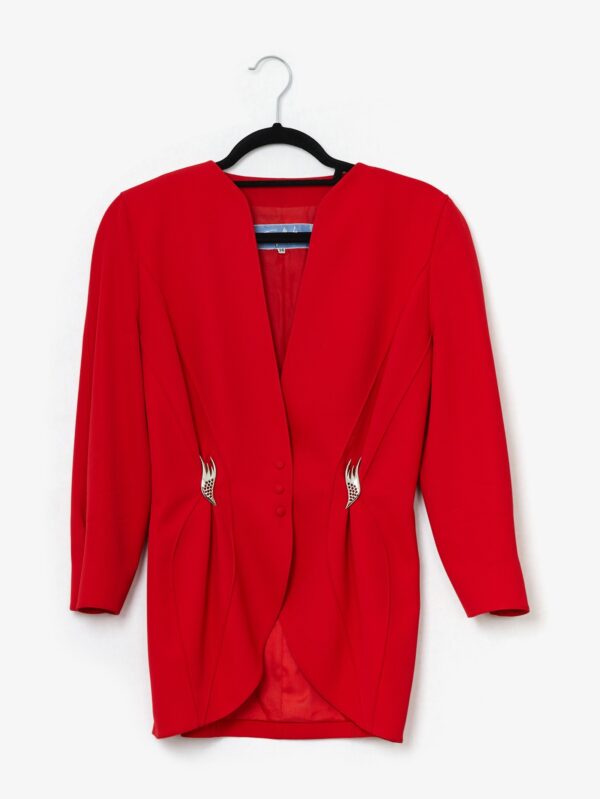 Veste rouge Thierry Mugler vintage