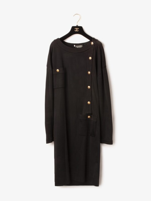 Robe Chanel noire vintage