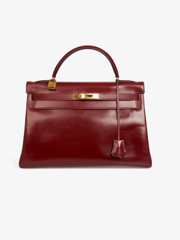 Buy Kelly 32 bag Hermès leather box red H