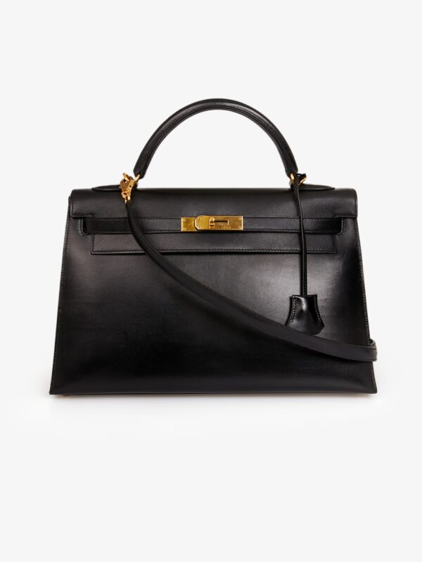 Acheter Sac Kelly II 32 Hermès sellier box noir