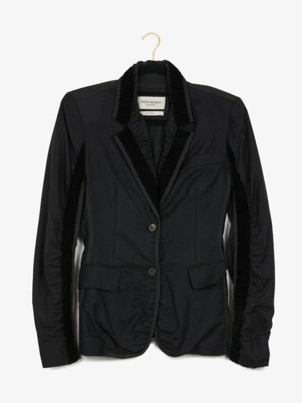 Yves Saint Laurent velvet tuxedo jacket