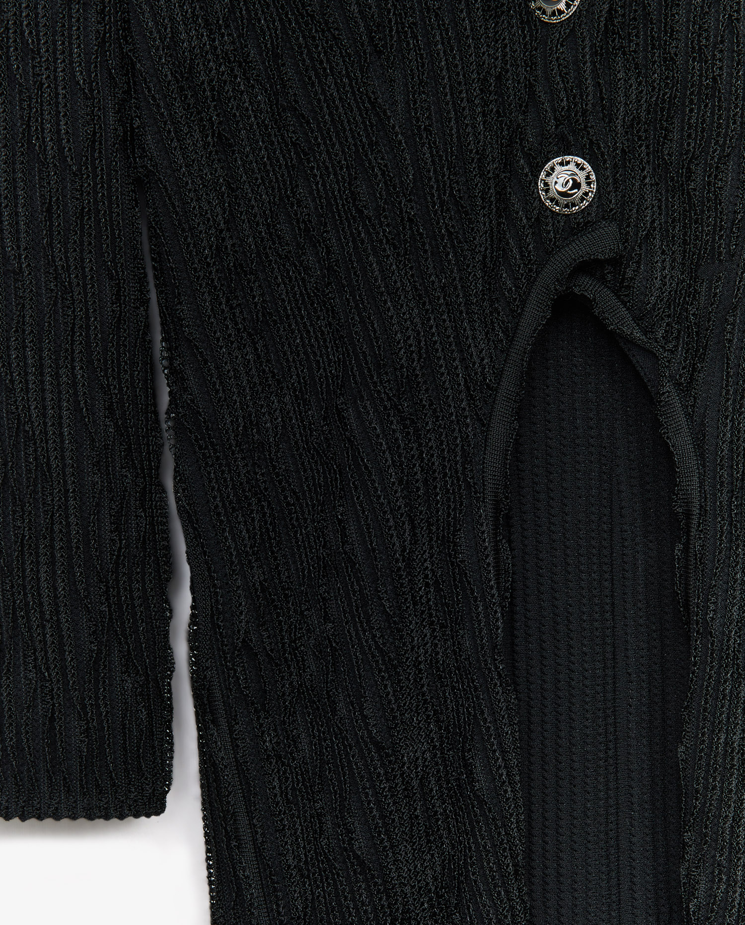 Long gilet Chanel noir – Image 4