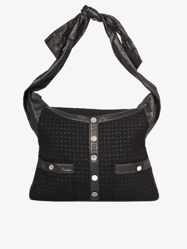 Sac Girl Chanel tweed et cuir