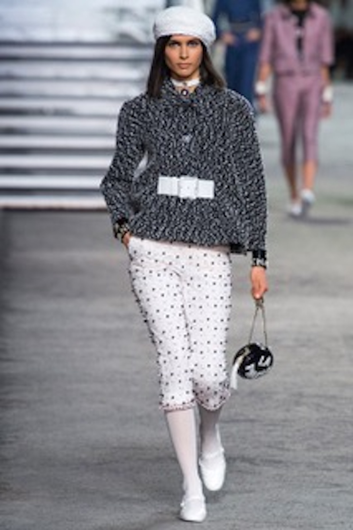 Ceinture Chanel cuir blanc – Image 4