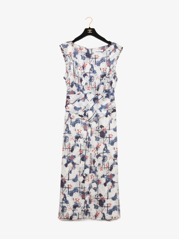 Longue robe Chanel soie