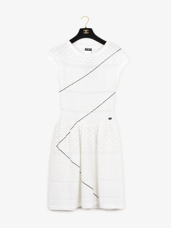 Robe blanche Chanel T38