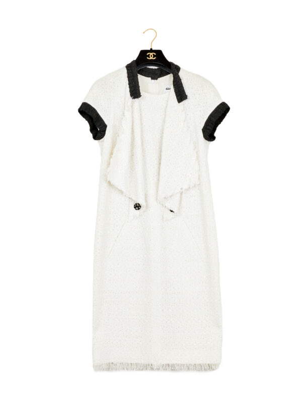 Robe Chanel bicolore