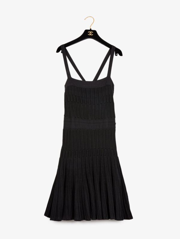 Robe Chanel bretelles noires