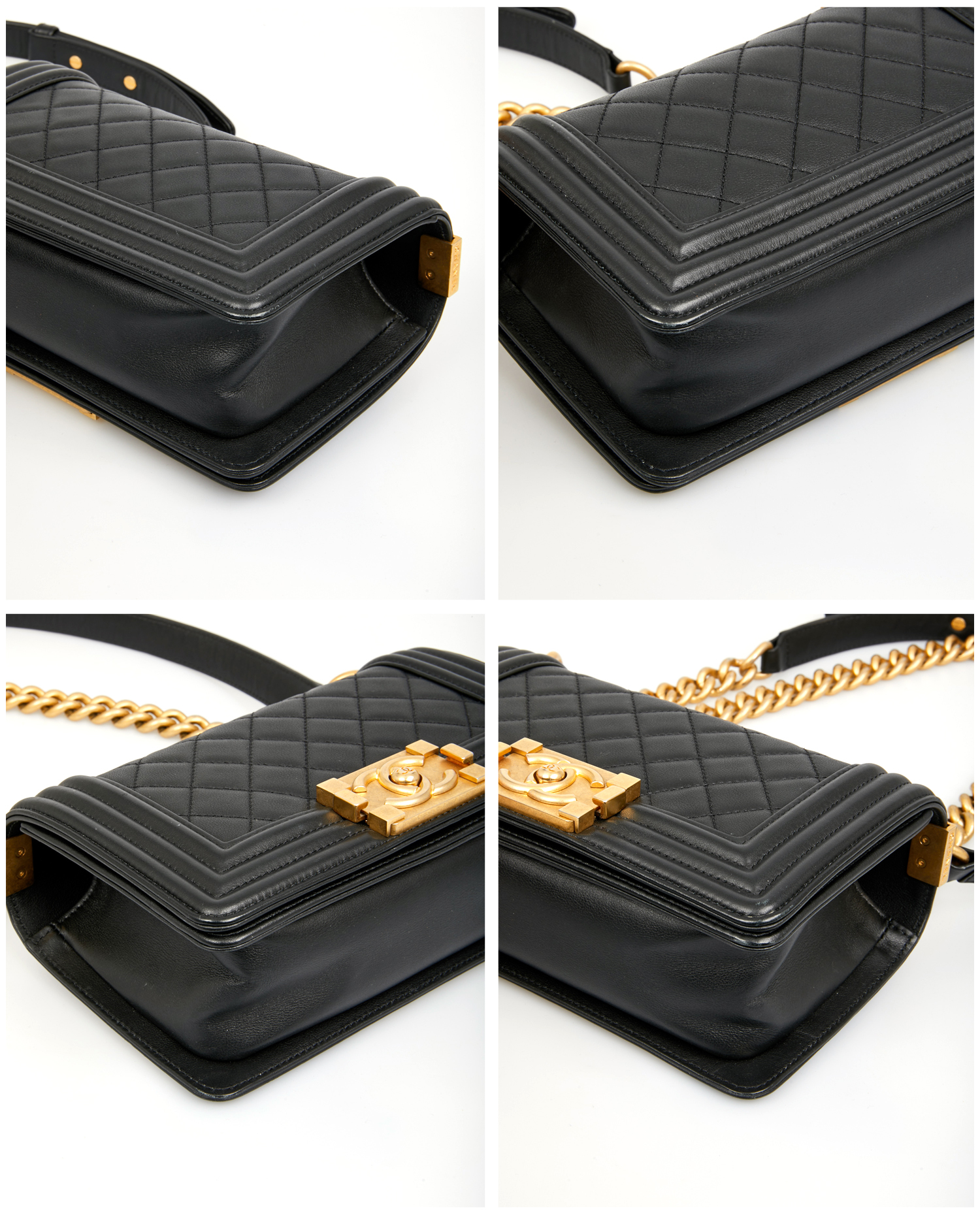 Mini Boy Chanel black leather - Image 6