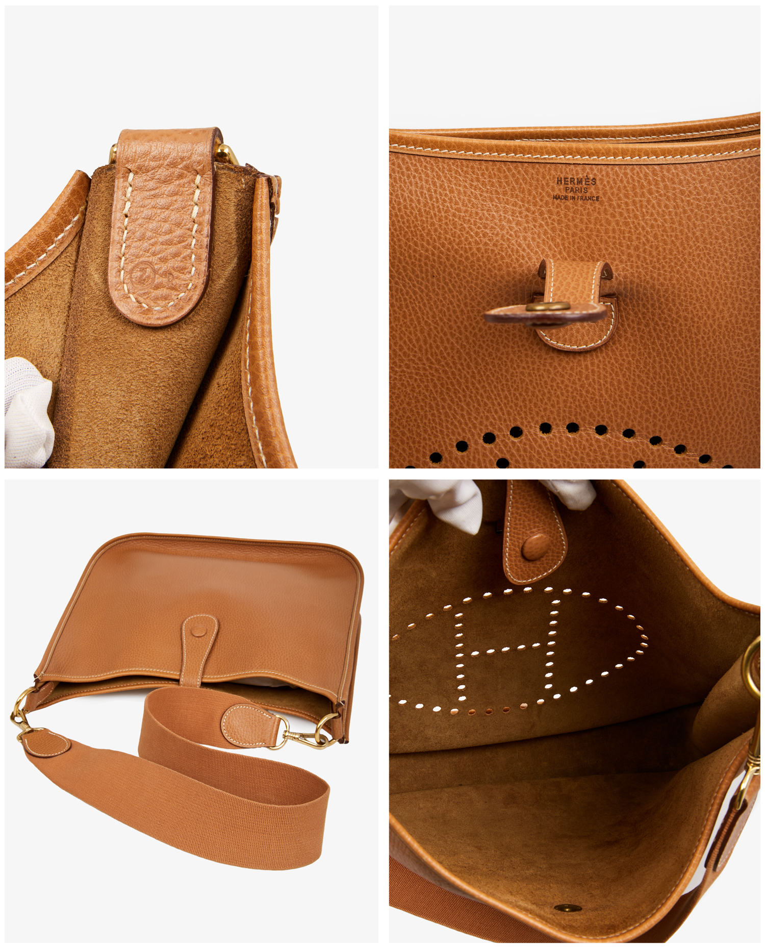 Evelyne Hermès gold bag - Image 7