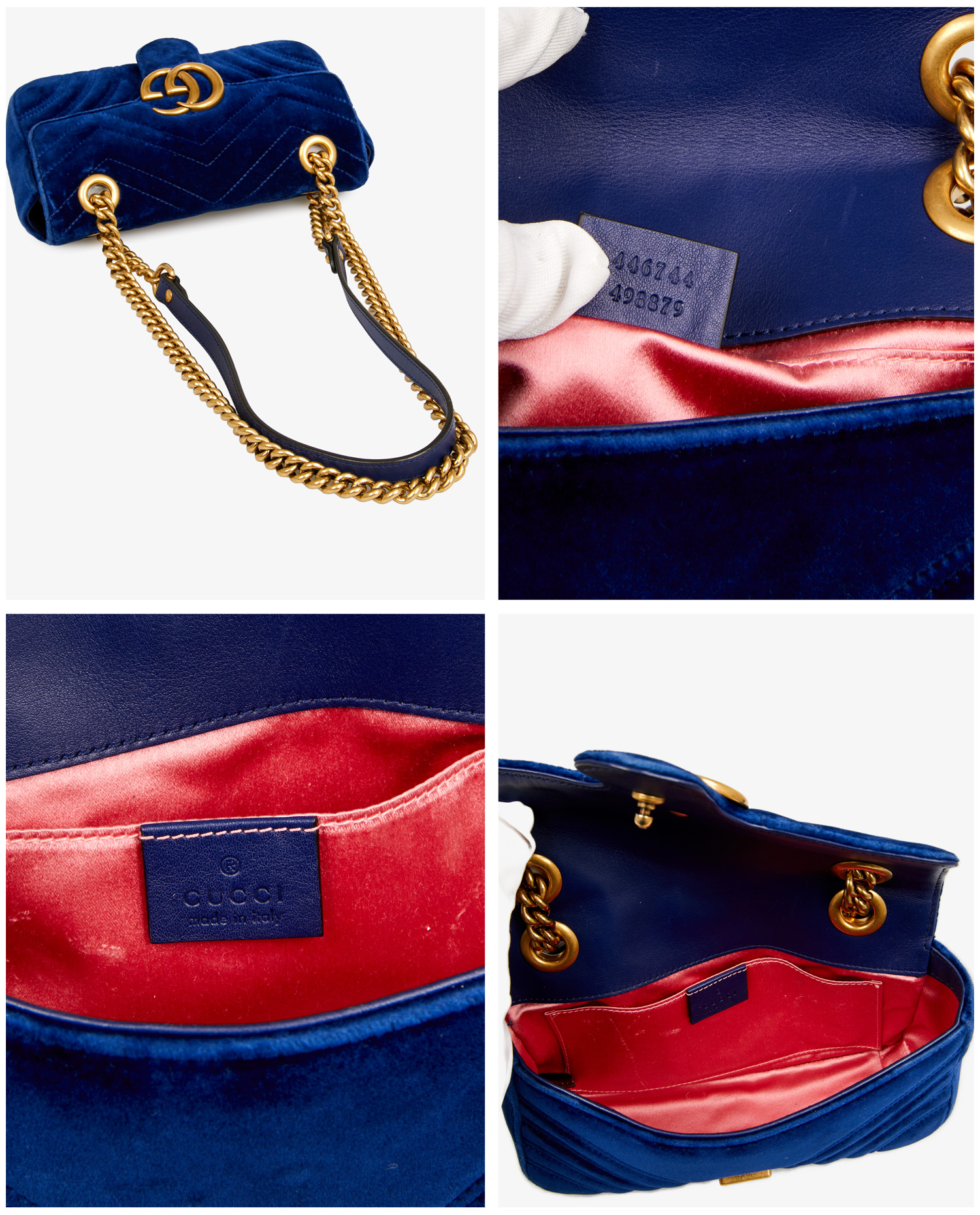 Sac Marmont bandoulière Gucci velours GG – Image 7