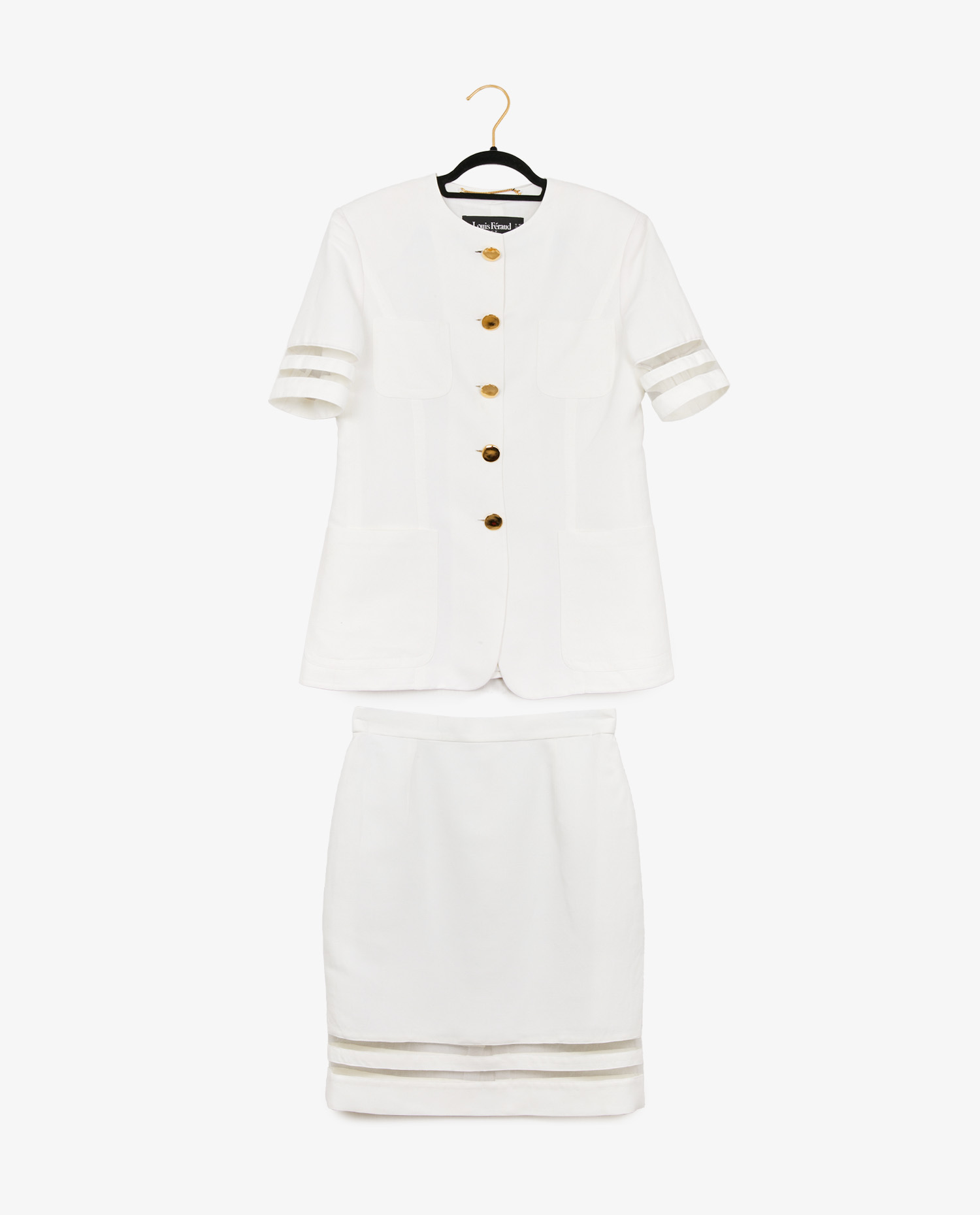 Ensemble Louis Féraud coton blanc