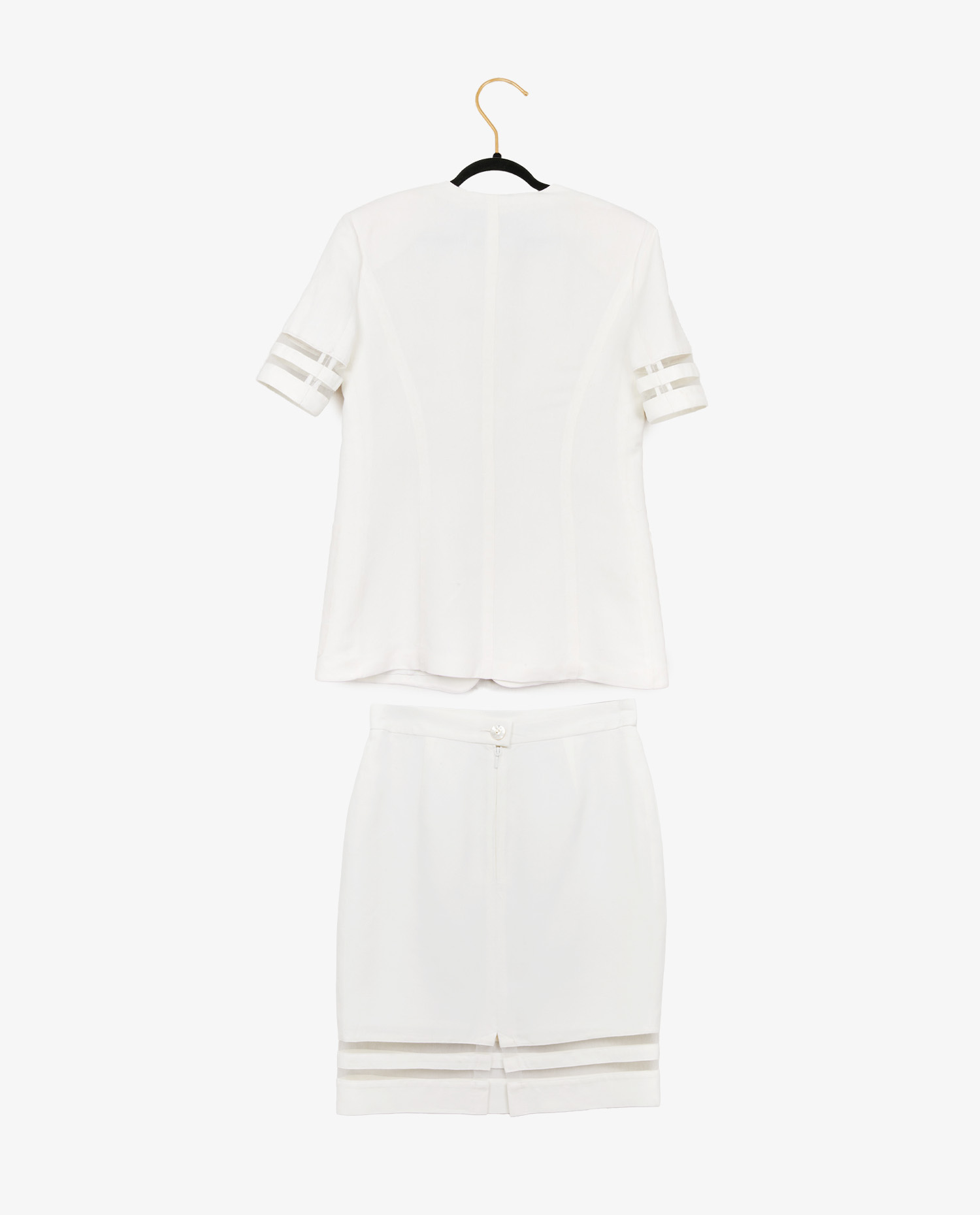 Ensemble Louis Féraud coton blanc – Image 2