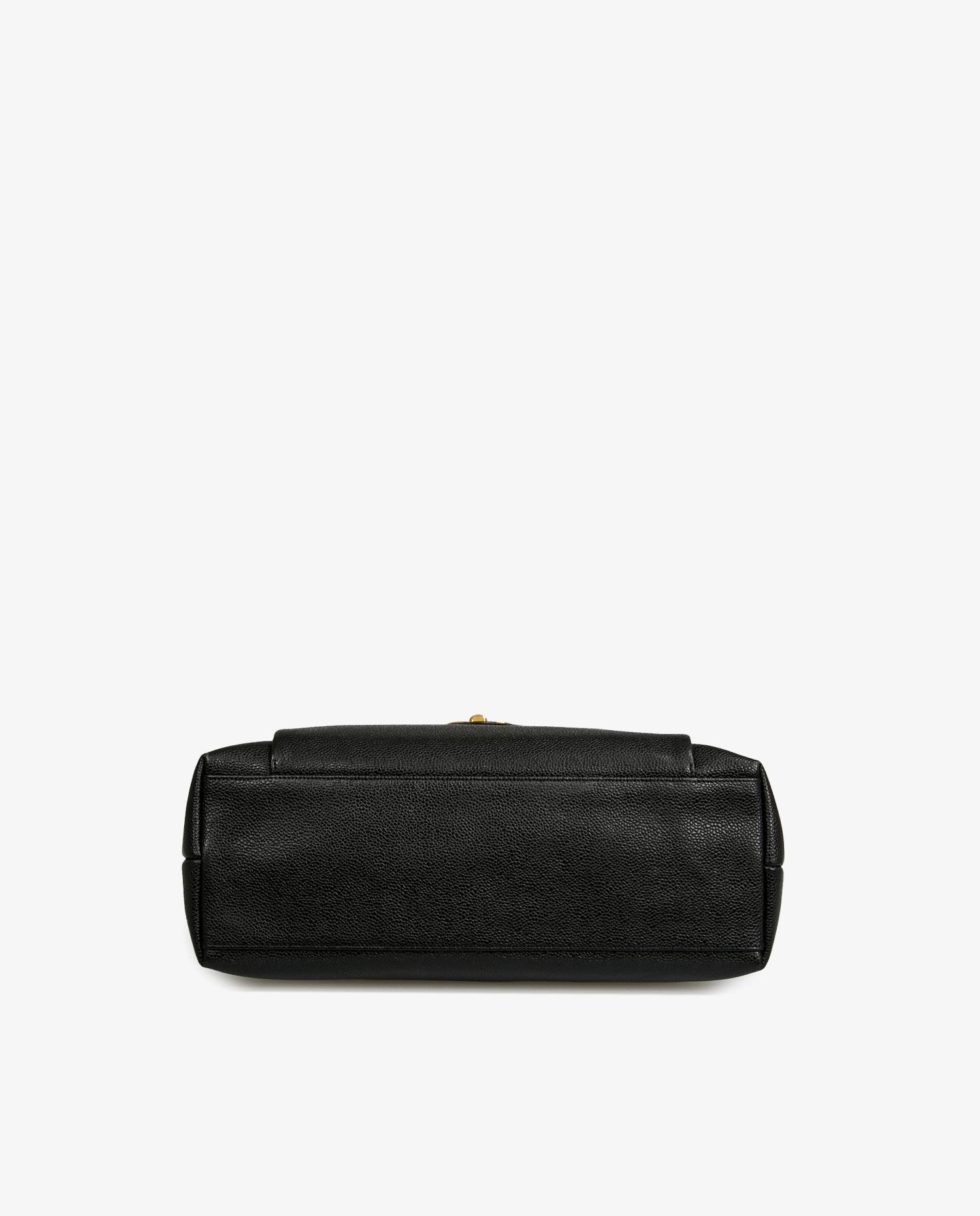 Cabas Chanel vintage black grained leather - Image 5