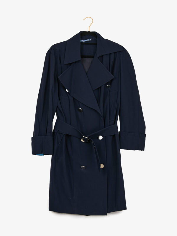 Robe Thierry Mugler vintage bleu marine