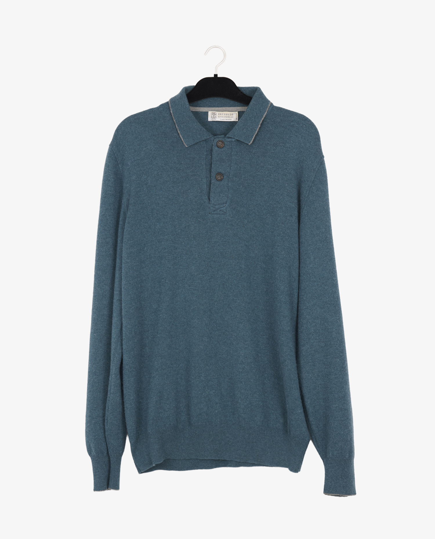 Brunello Cucinelli green cashmere sweater