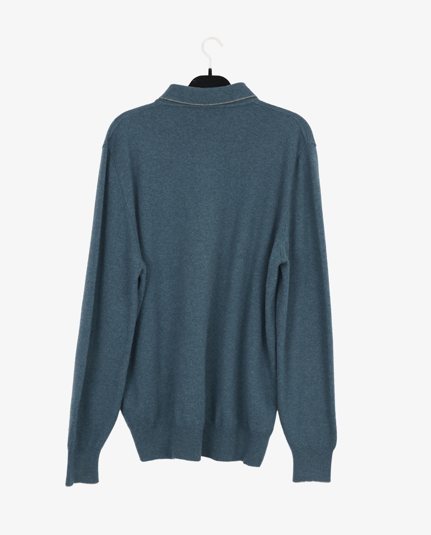 Brunello Cucinelli green cashmere sweater - Image 2