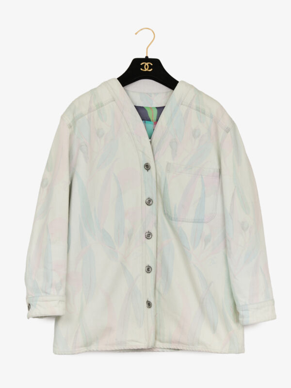 Veste denim Chanel pastels
