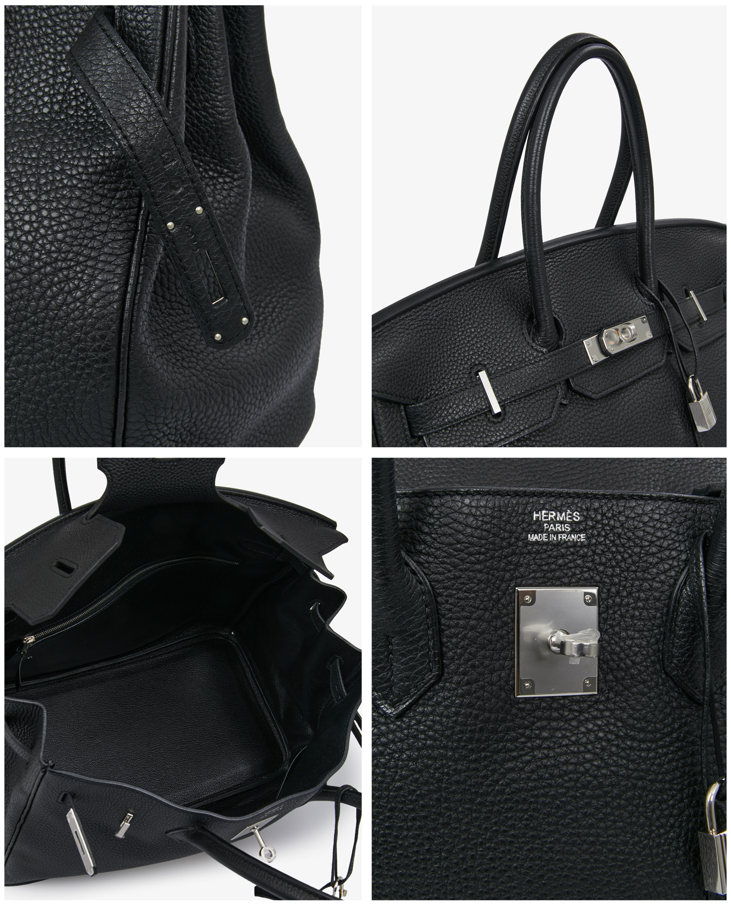 Birkin 35 togo black Hermès palladium - Image 7