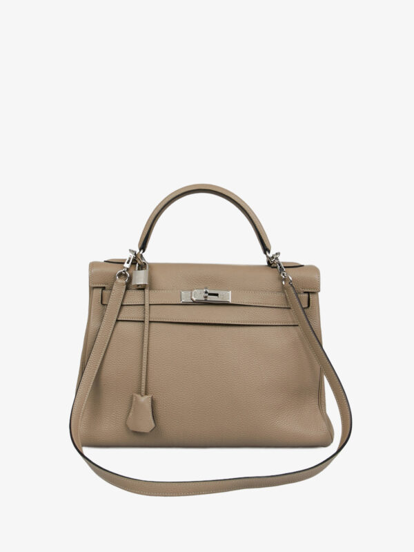Sac Kelly II Hermès cuir togo Trench