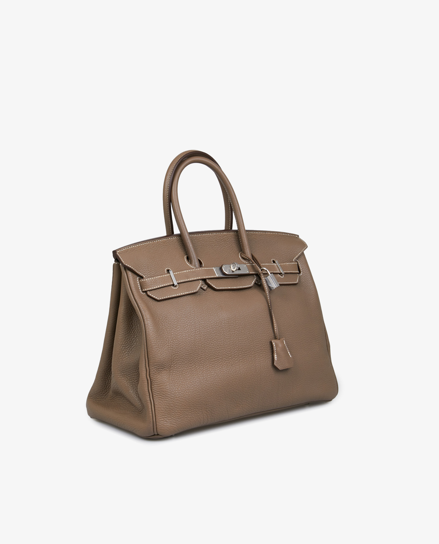 Birkin 35 togo etoupe Hermès palladium - Image 2