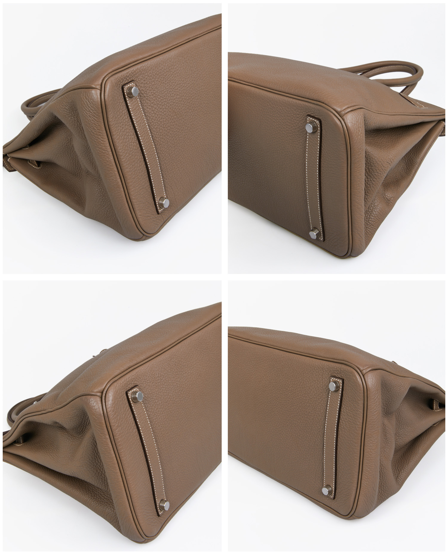 Birkin 35 togo etoupe Hermès palladium - Image 6