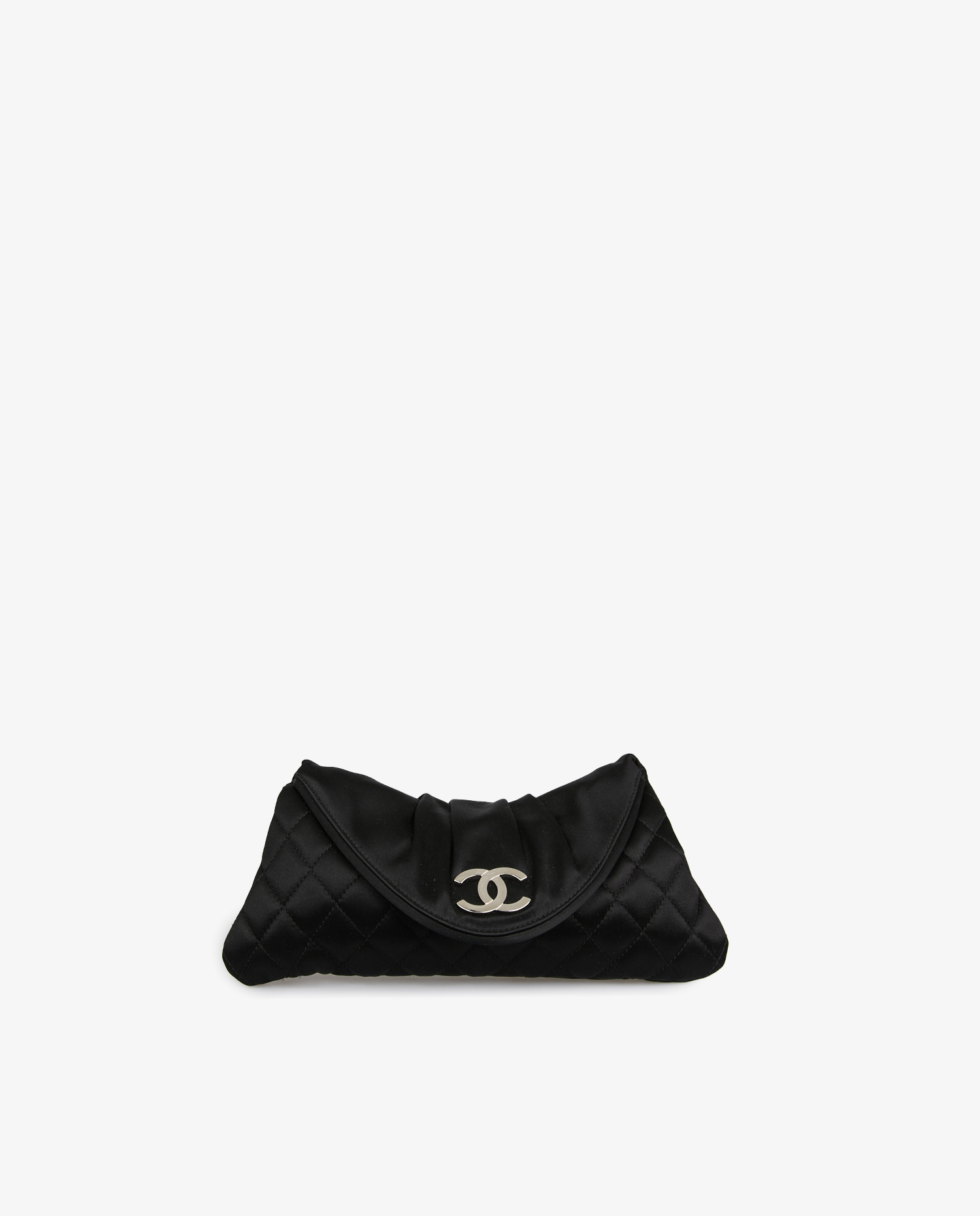 Pochette du soir Chanel satin noir