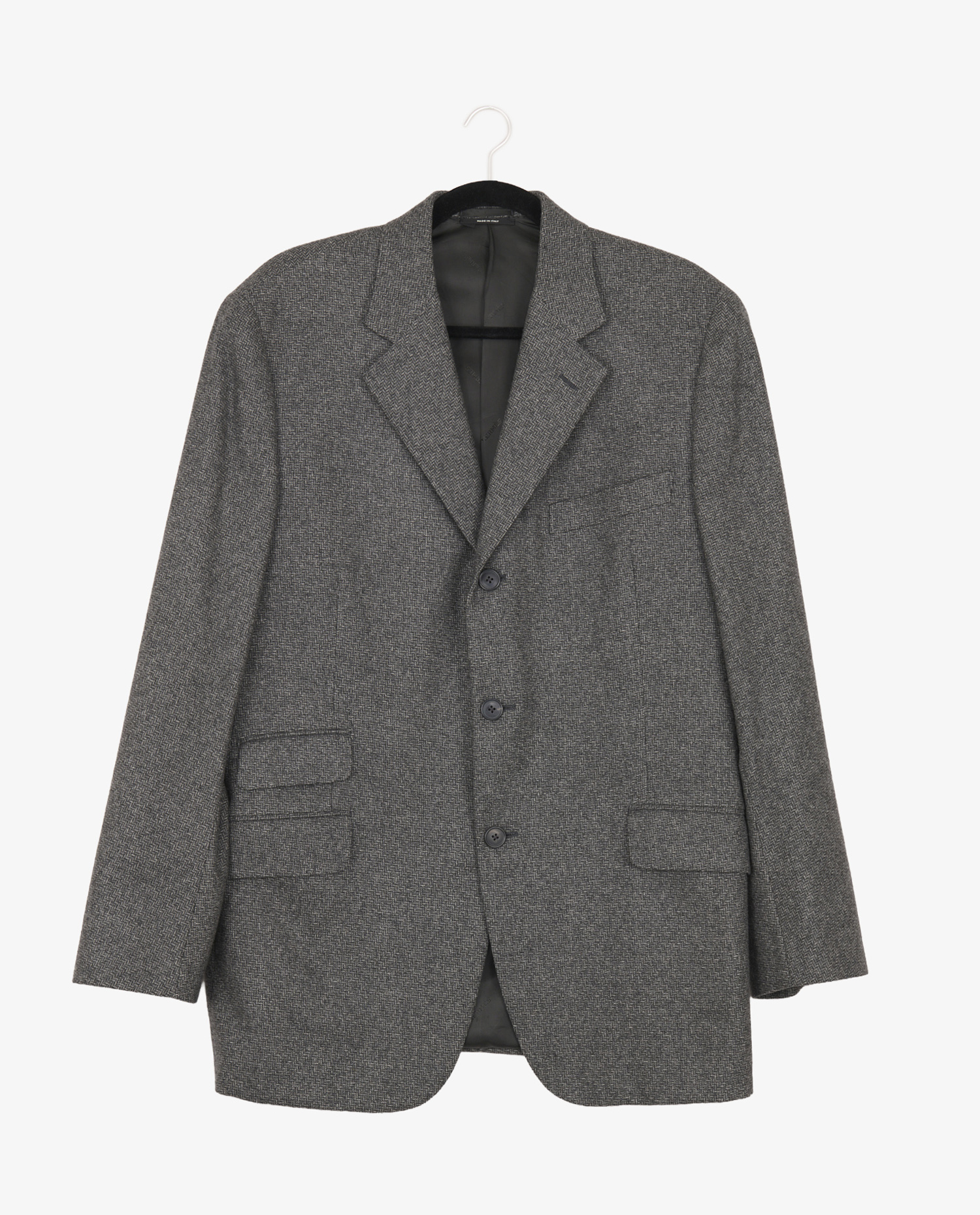 Grey cashmere Hermès jacket