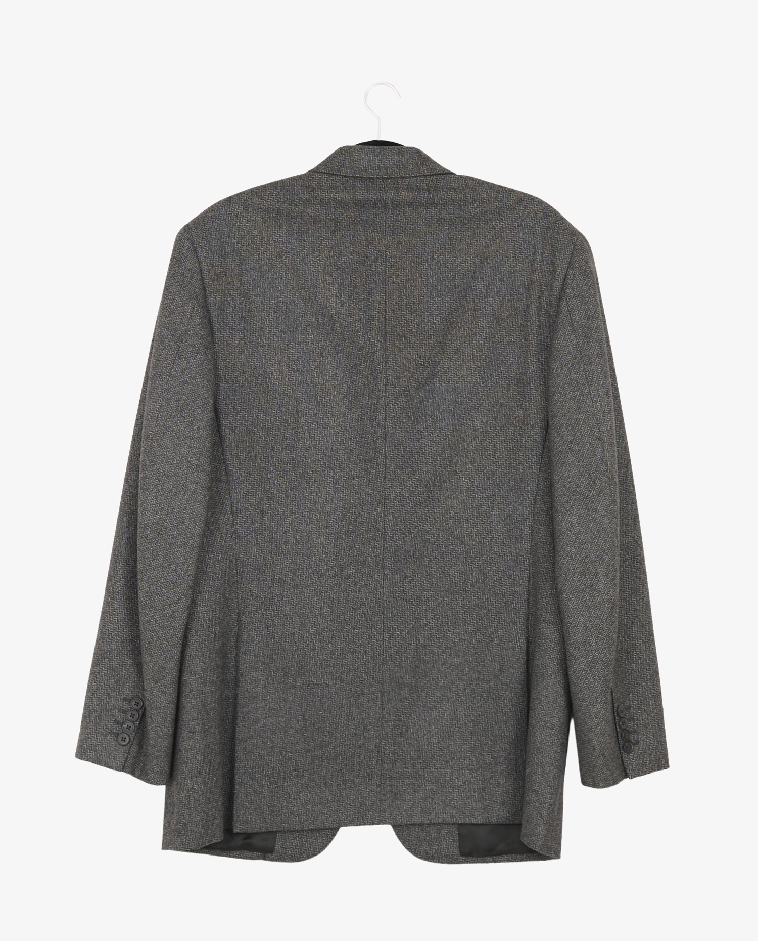 Grey cashmere Hermès jacket - Image 2