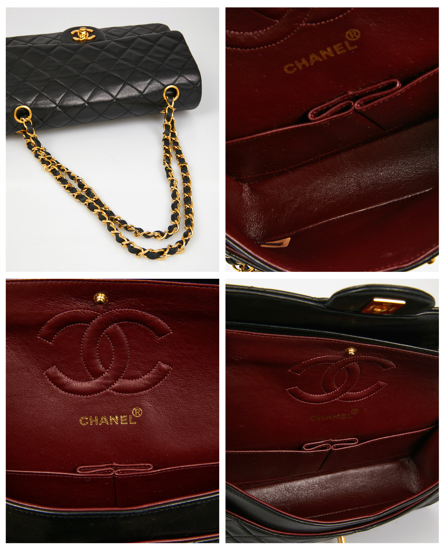 Classic Chanel vintage bag 25cm - Image 7