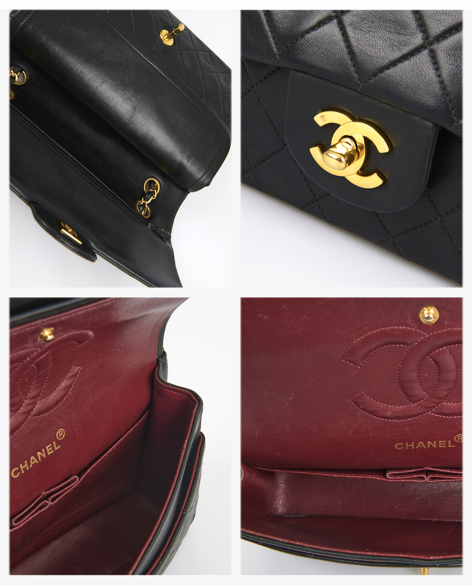 Chanel vintage Classic medium bag - Image 7