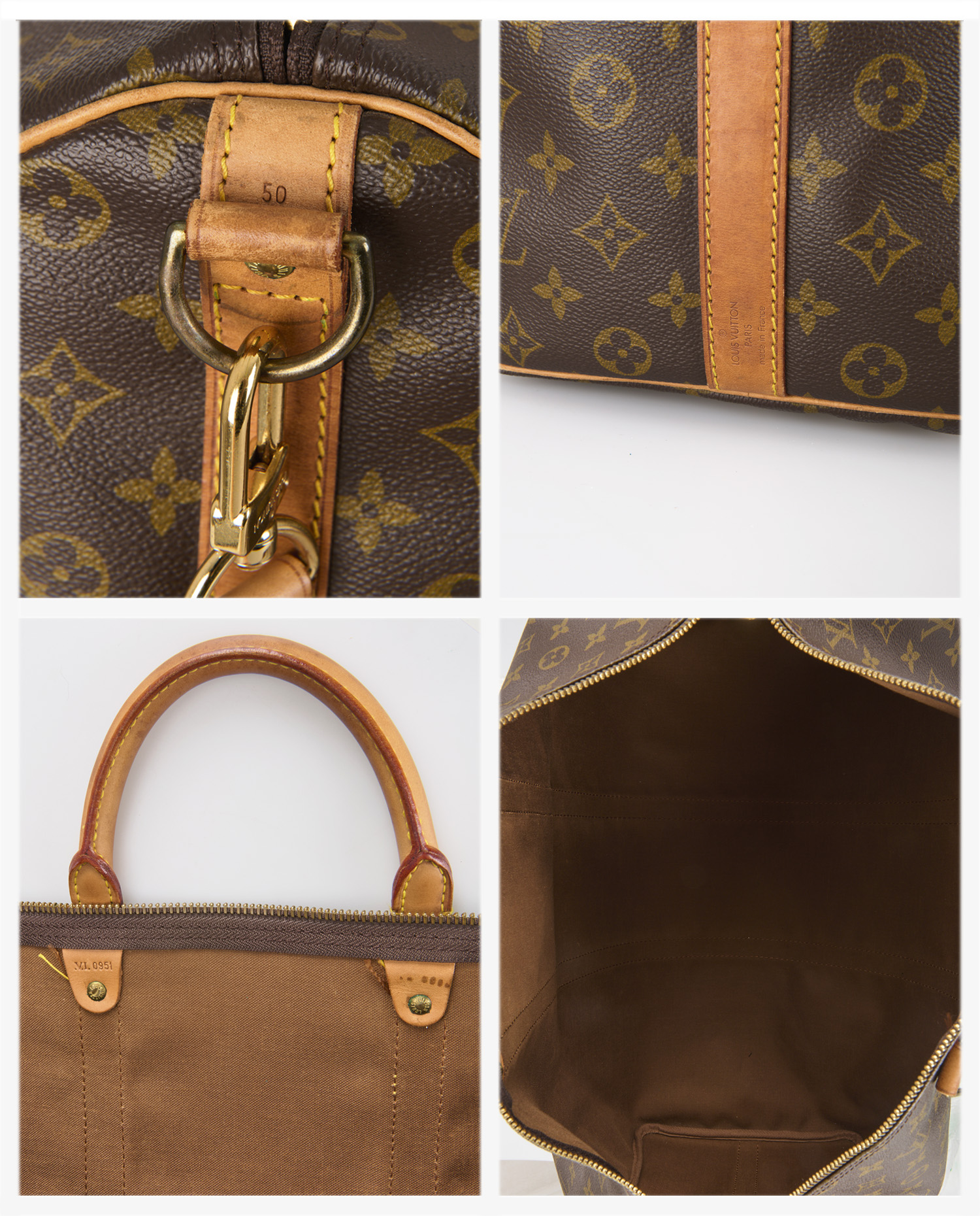 Keepall 50 shoulder strap Louis Vuitton Monogram - Image 7