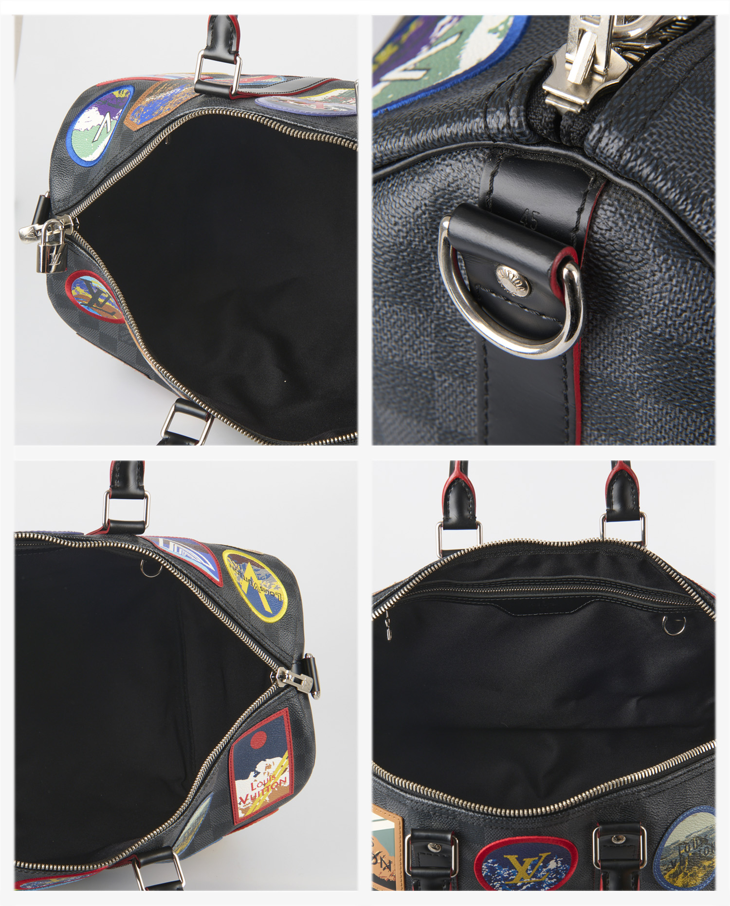 Keepall 45 "Alps" Louis Vuitton checkerboard canvas - Image 9