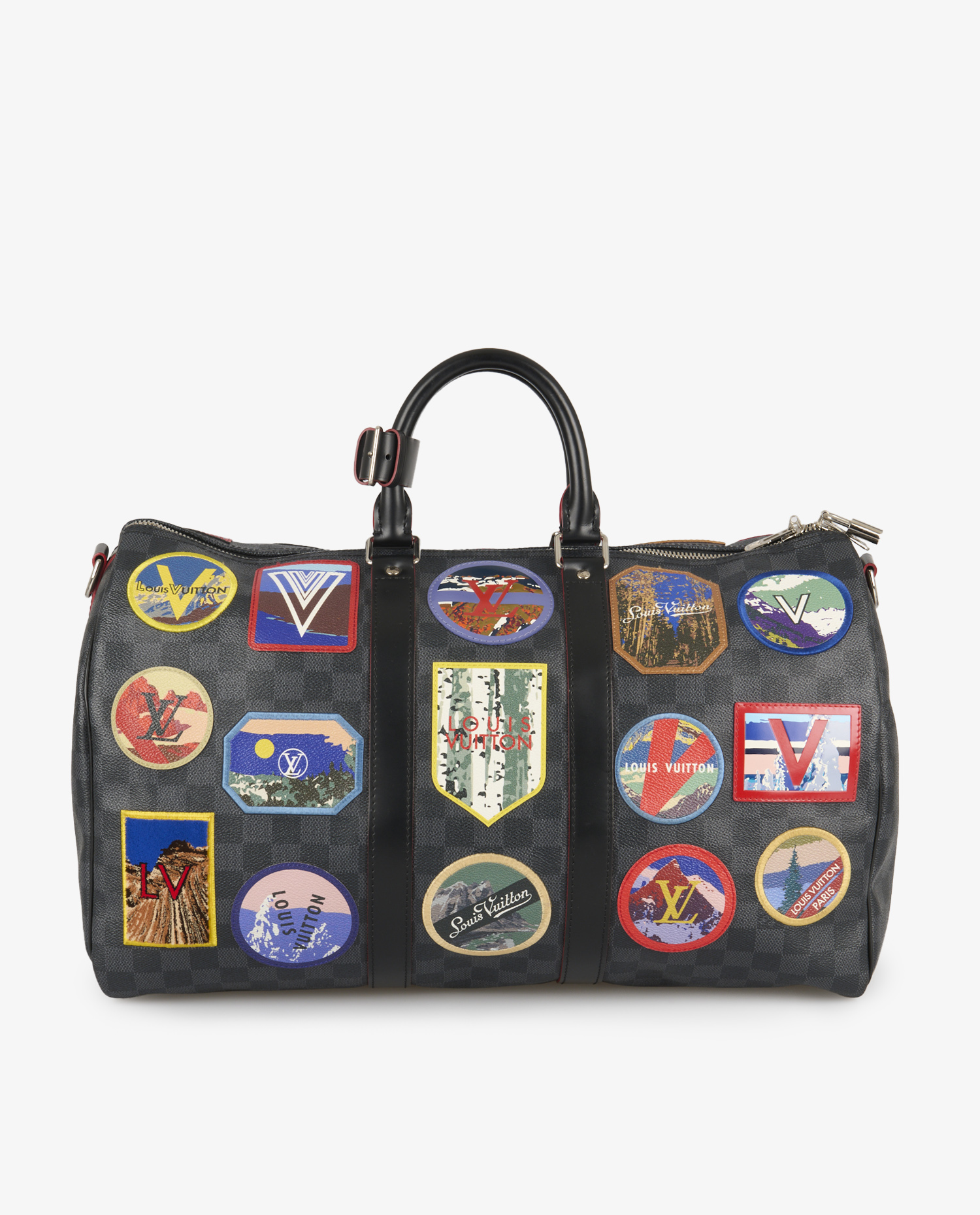 Keepall 45 "Alps" Louis Vuitton checkerboard canvas - Image 4