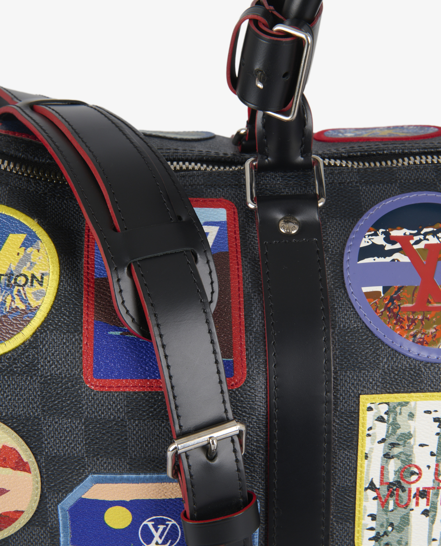 Keepall 45 "Alps" Louis Vuitton checkerboard canvas - Image 7