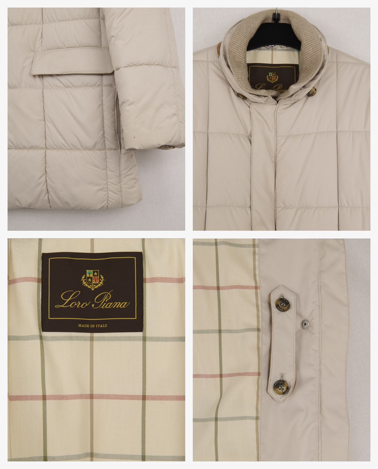 Loro Piana beige down jacket - Image 4