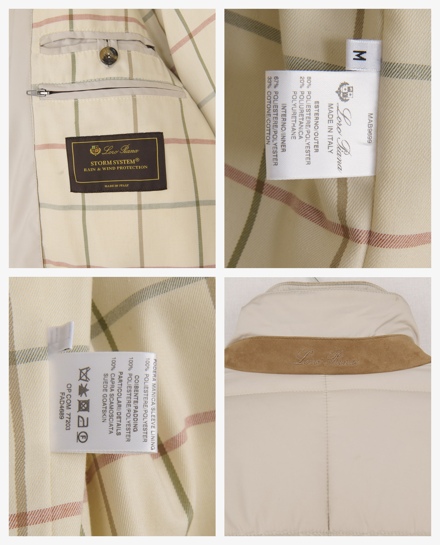 Loro Piana beige down jacket - Image 5