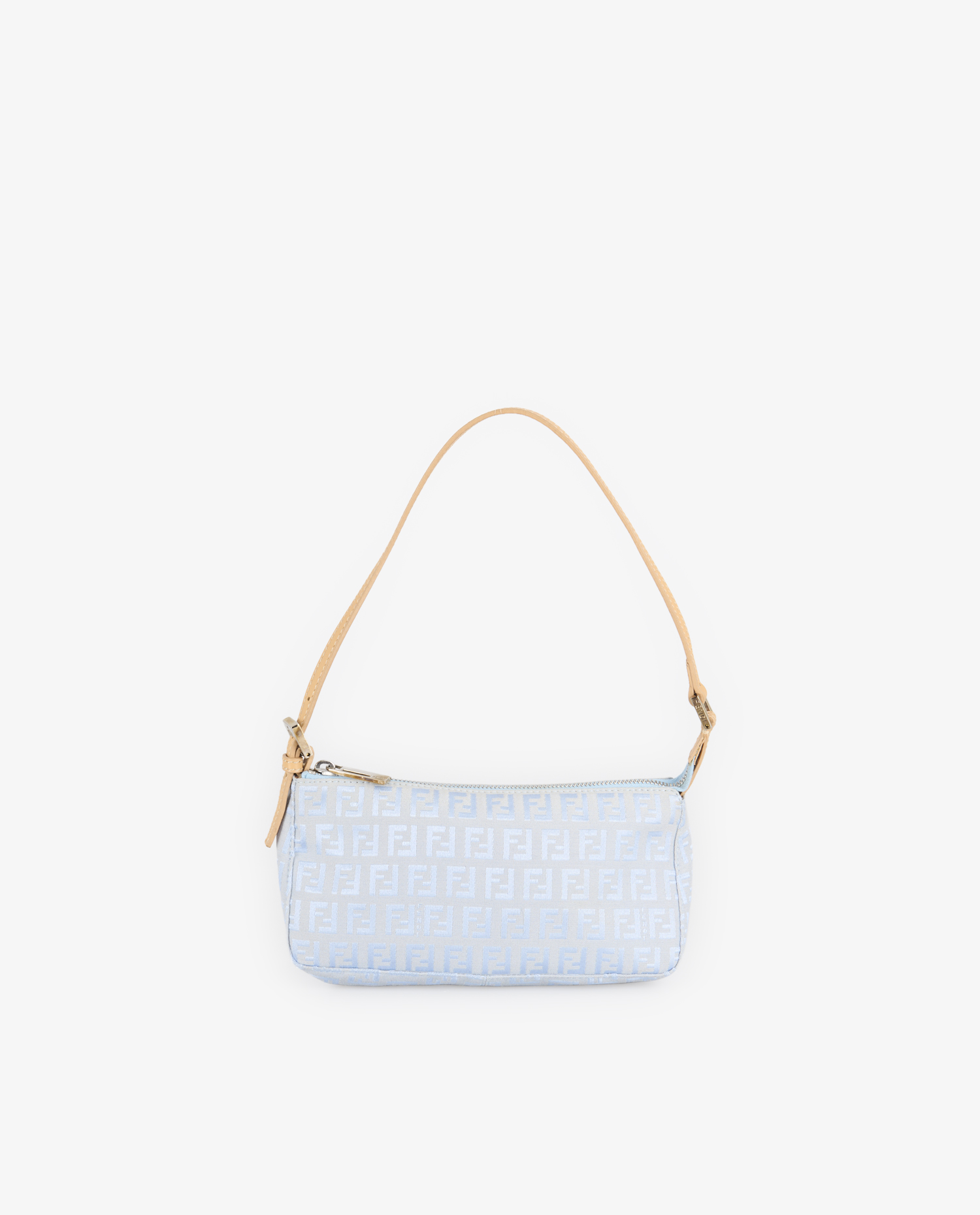 Sac pochette Fendi toile bleu ciel