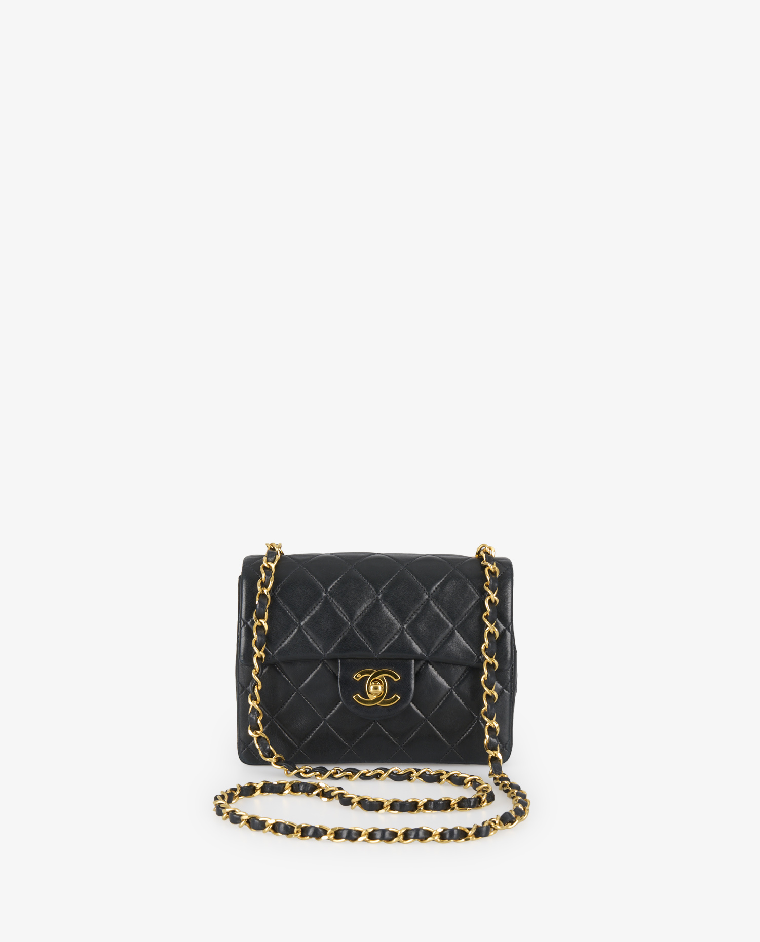 Sac Mini Timeless Chanel vintage noir