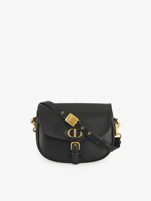 Sac Bobby Dior cuir box noir