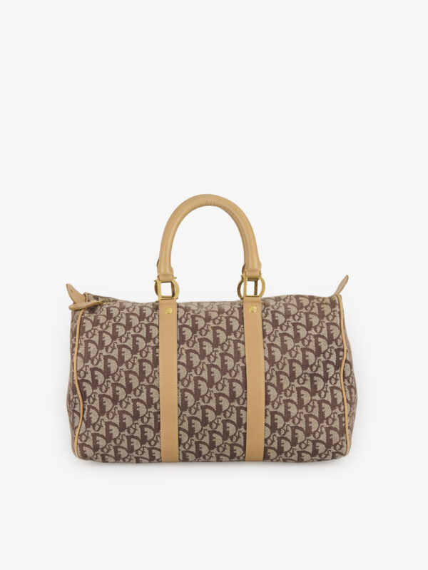 Sac Bowling Christian Dior toile Monogram beige
