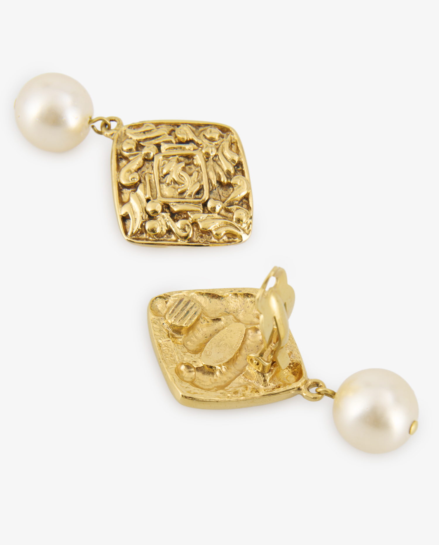 Clips vintage Chanel perles – Image 3