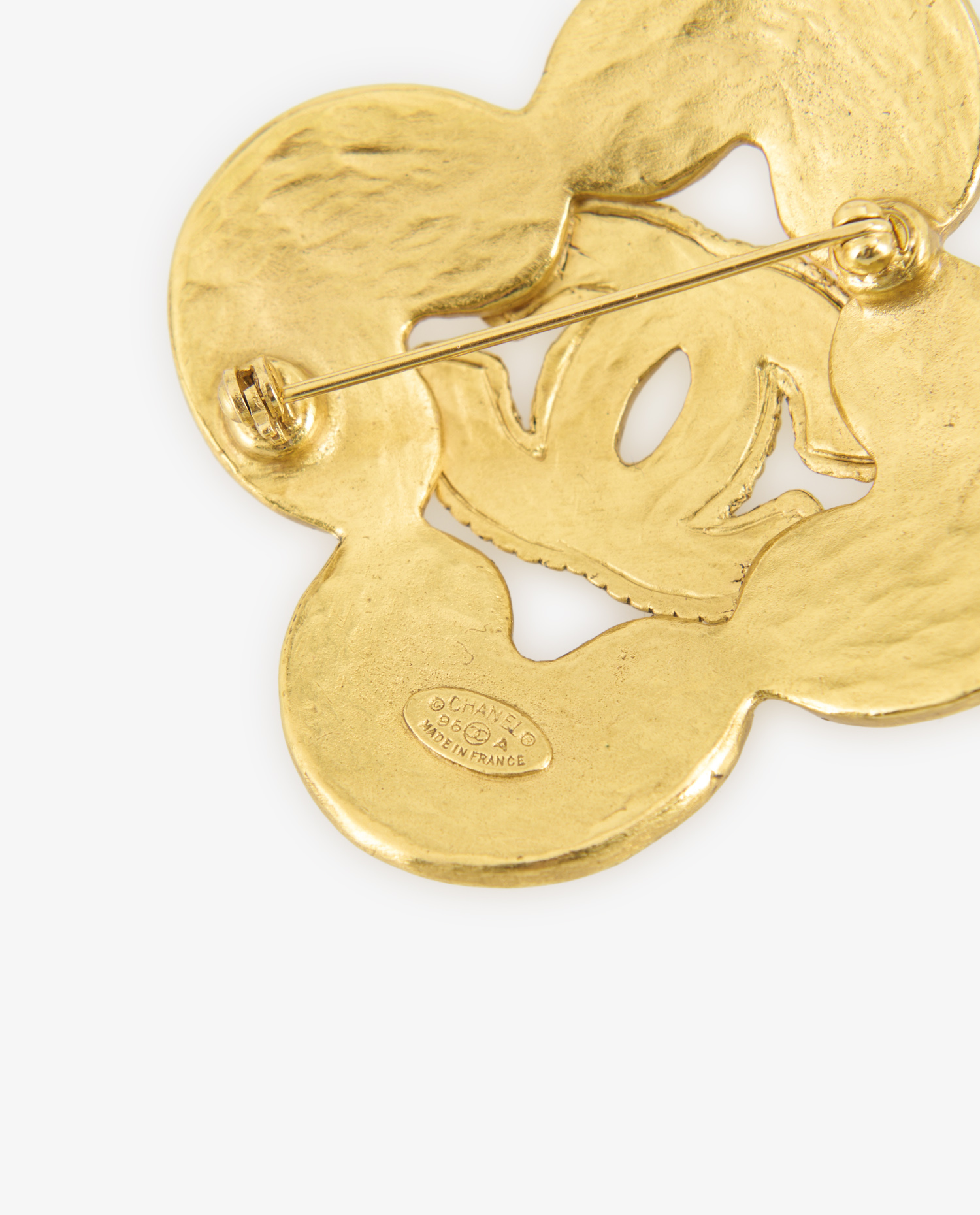 Vintage Chanel gold brooch - Image 4