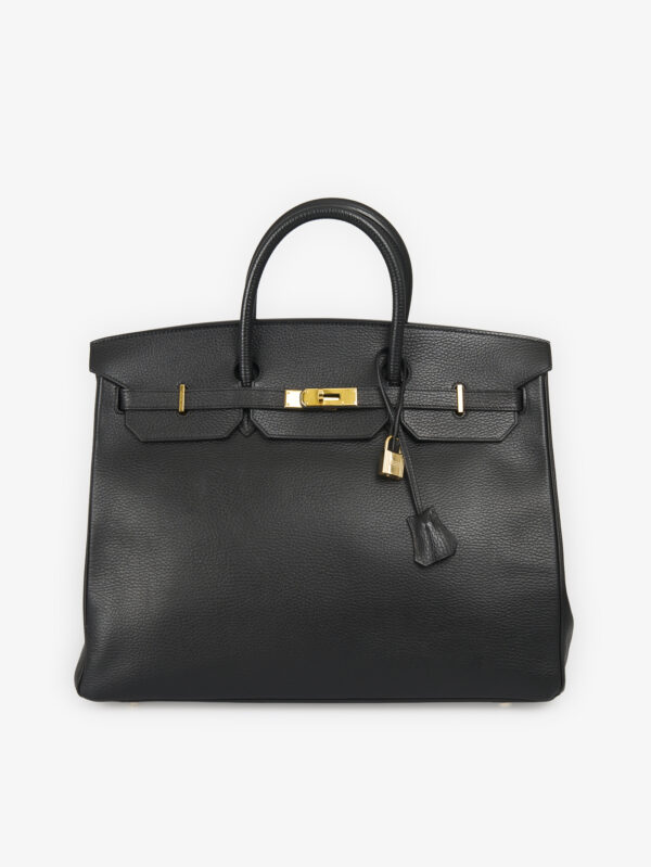 Birkin 40 Hermès cuir togo noir