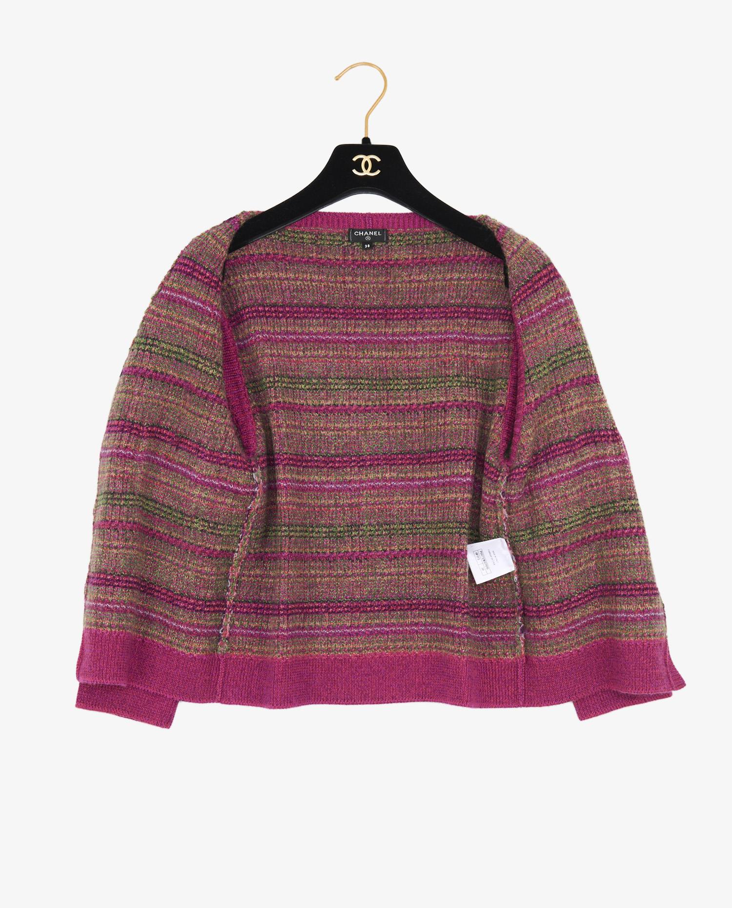 Chanel pink cashmere cardigan - Image 3