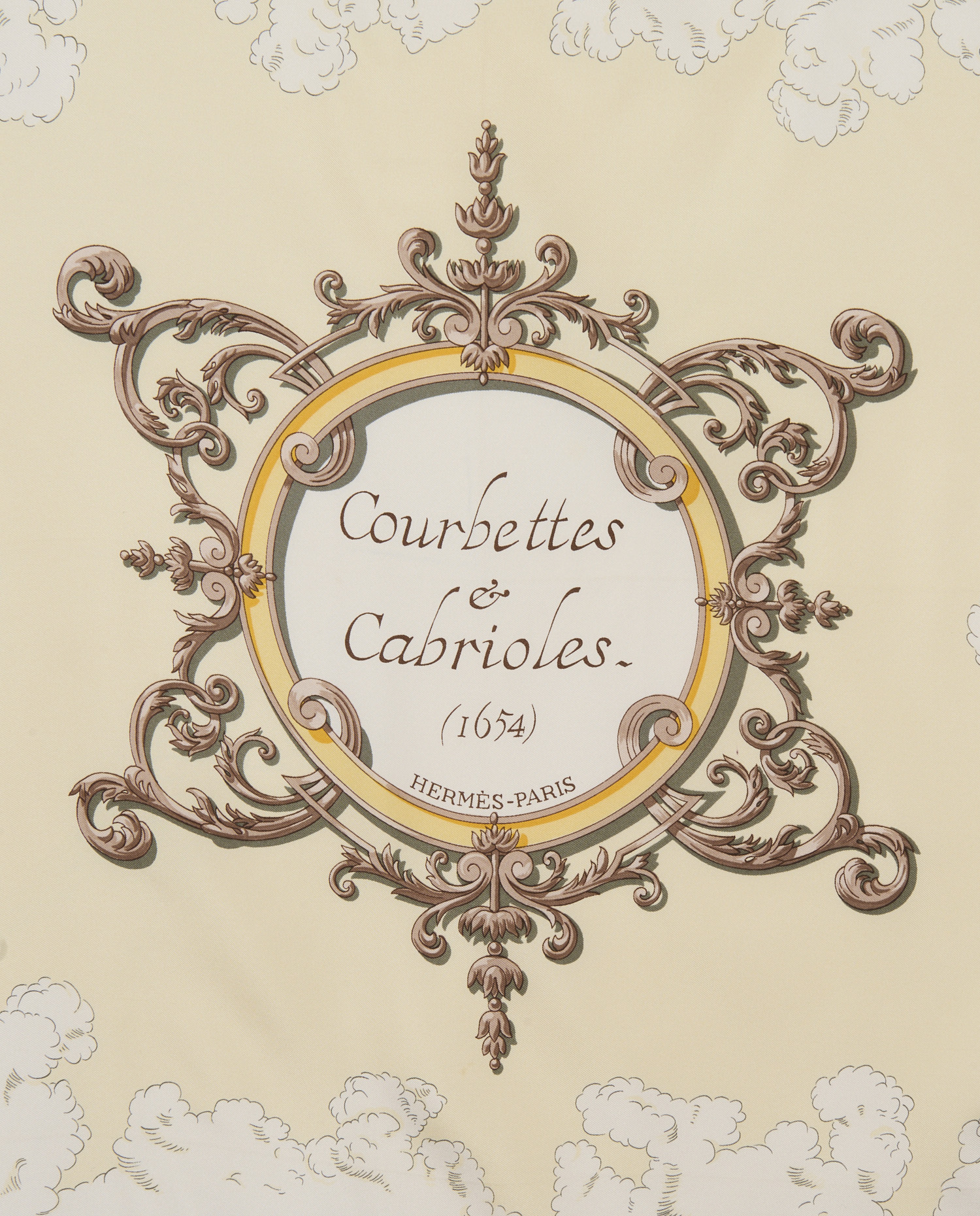 Hermès "Courbettes & Cabrioles" silk square - Image 2