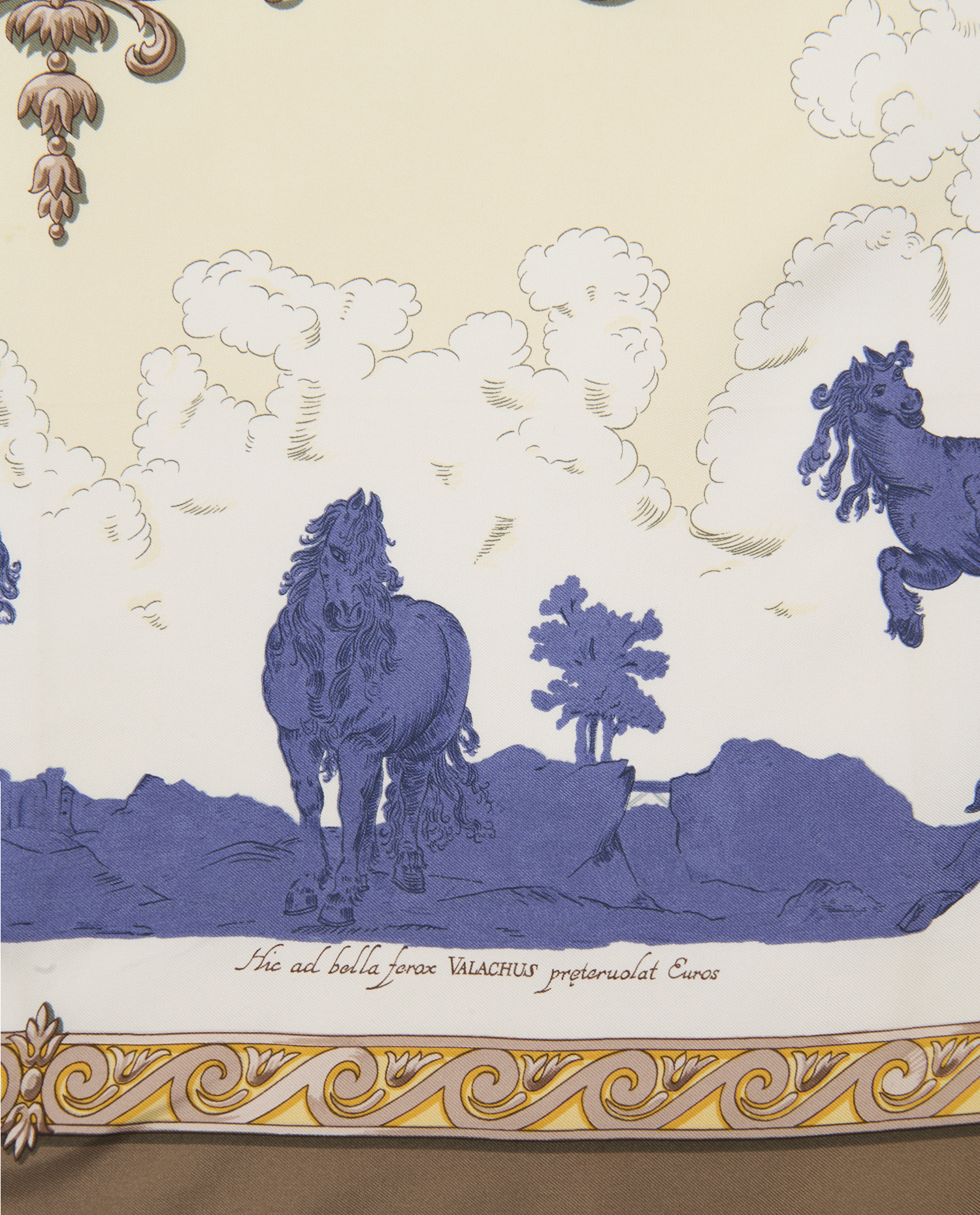 Hermès "Courbettes & Cabrioles" silk square - Image 4