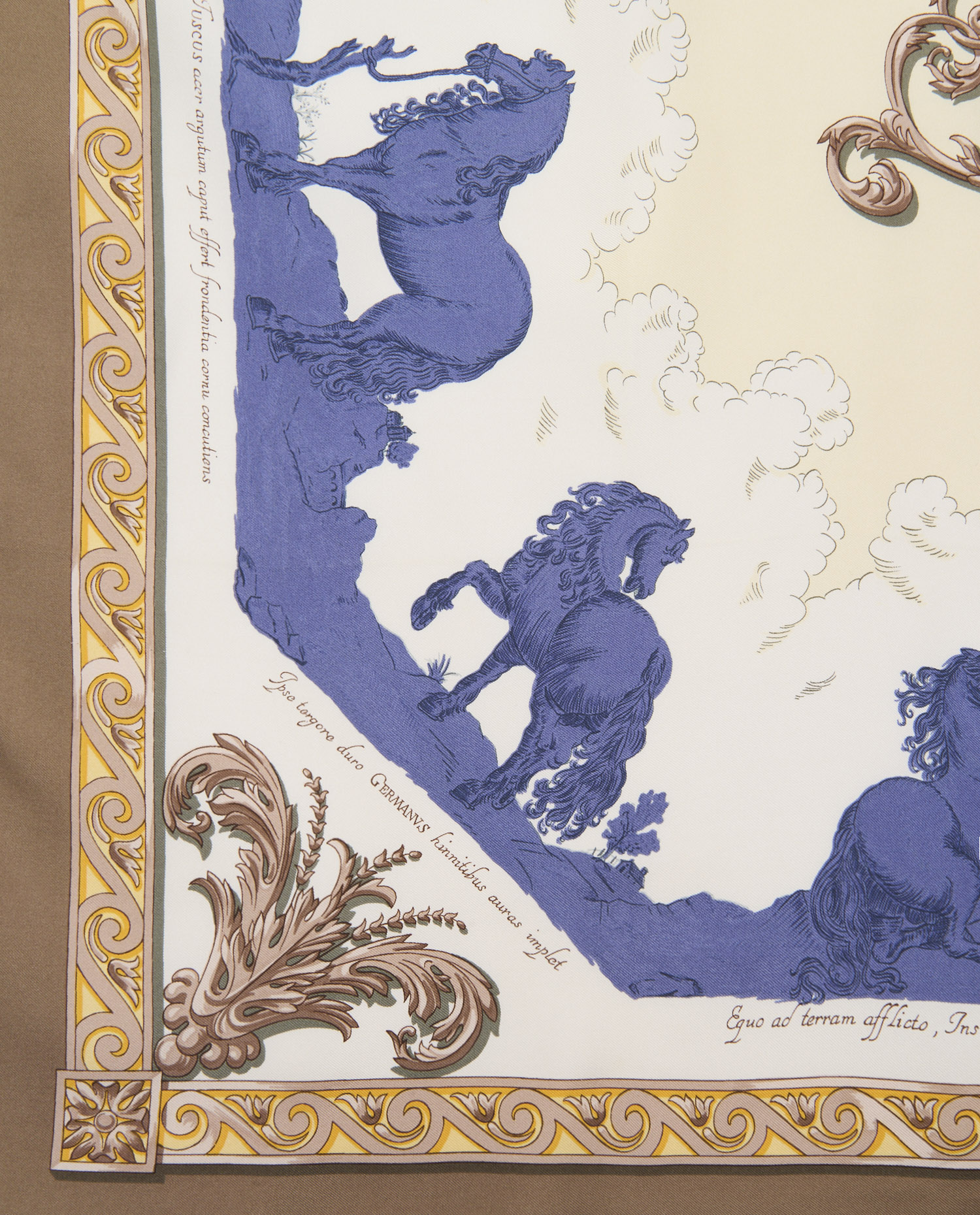 Hermès "Courbettes & Cabrioles" silk square - Image 5